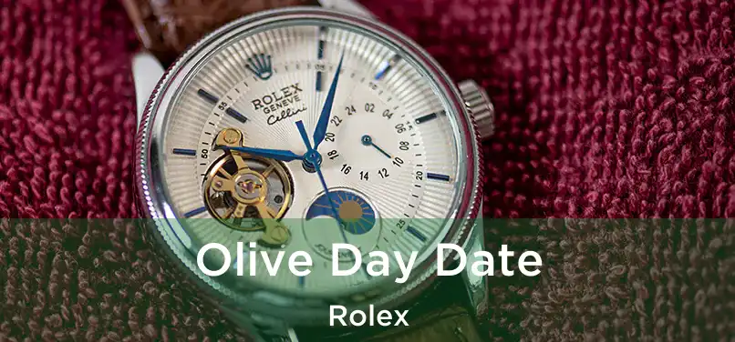  Olive Day Date Rolex